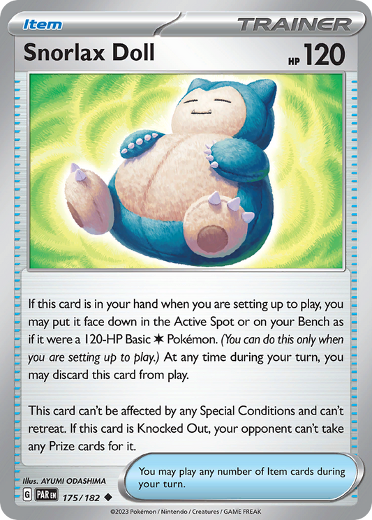 Snorlax Doll - 175/182 - Paradox Rift