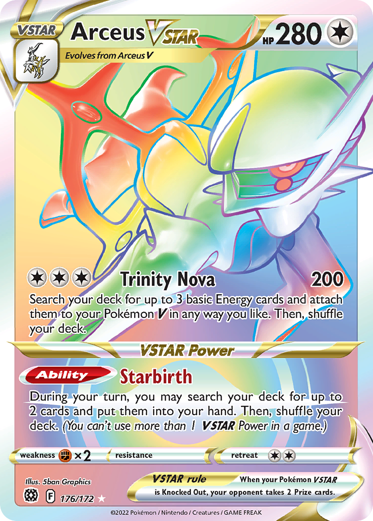 Arceus VSTAR - 176/172 - Brilliant Stars