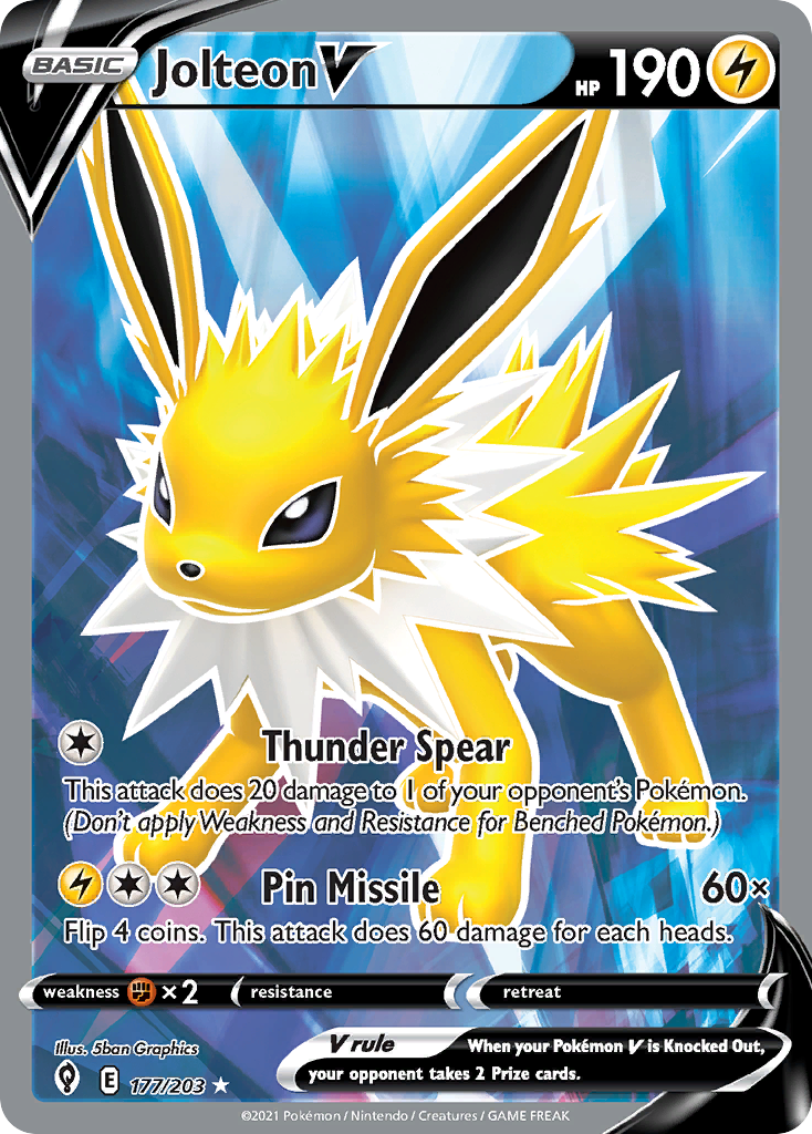 Jolteon V - 177/203 - Evolving Skies