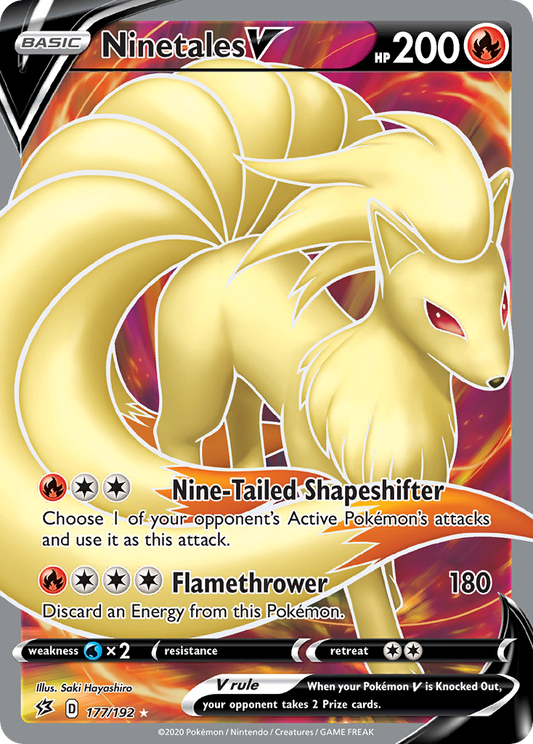 Ninetales V - 177/192 - Rebel Clash