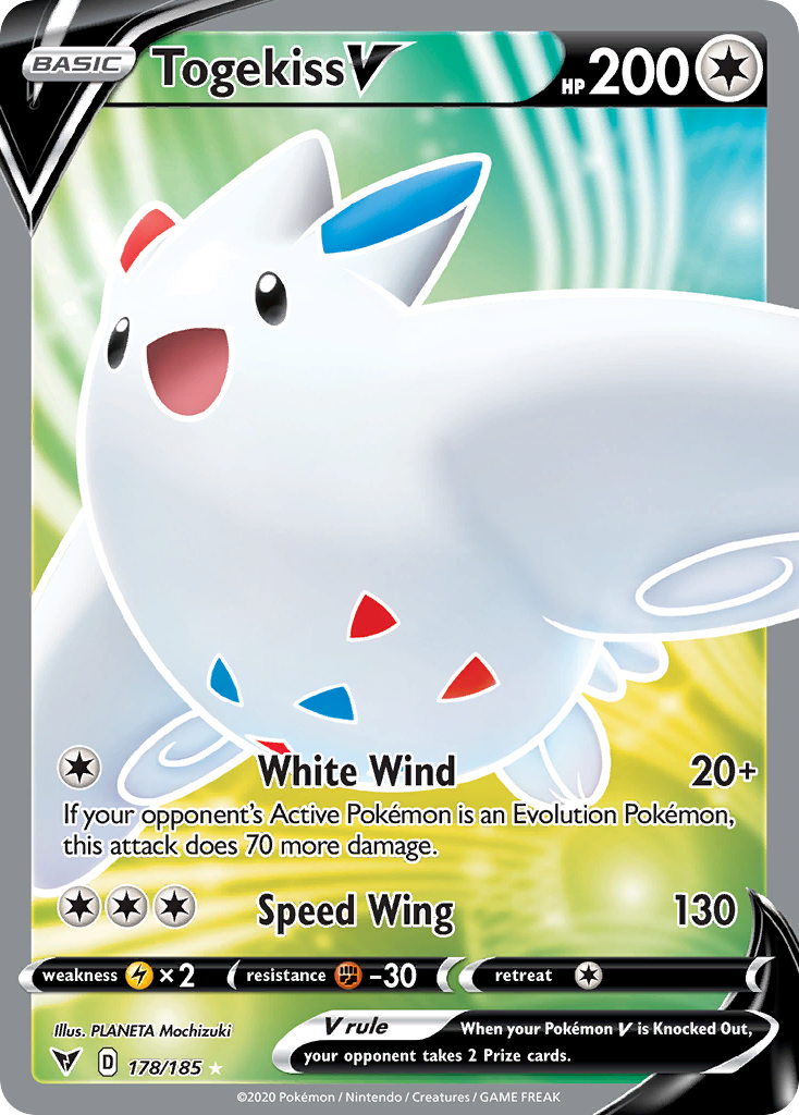 Togekiss V - 178/185 - Vivid Voltage