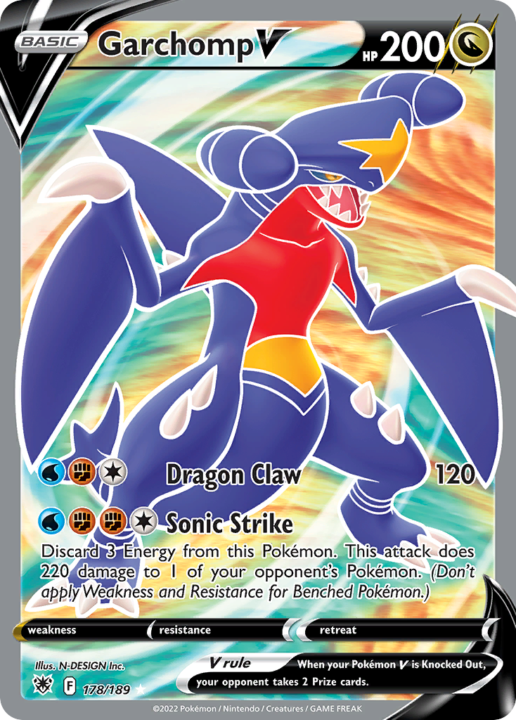 Garchomp V - 178/189 - Astral Radiance