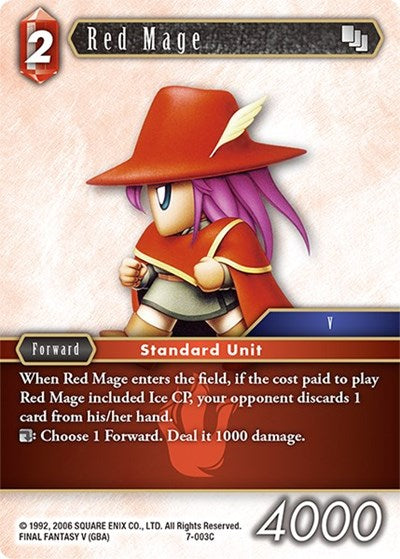 Red Mage - 7-003C - Common - Opus VII