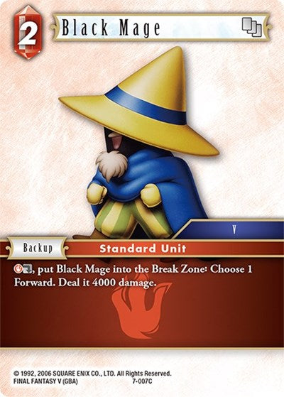 Black Mage - 7-007C - Common - Opus VII