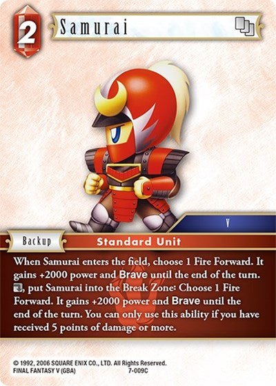 Samurai - 7-009C - Common - Opus VII