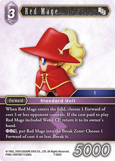 Red Mage - 7-085C - Common - Opus VII