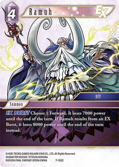 Ramuh EX - 7-103C - Common - Opus VII