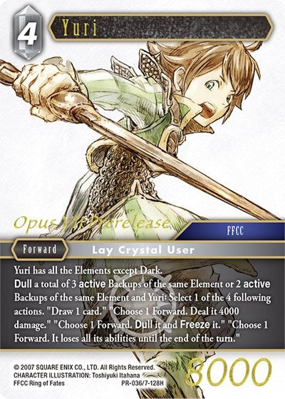 Yuri - PR-036/7-128H - Promo (Prerelease Promo) - FF: Promo Cards