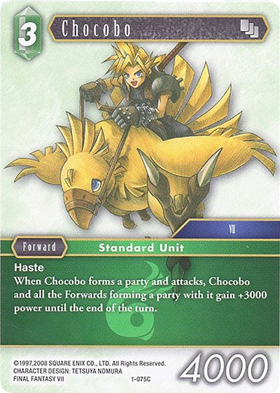 Chocobo - 1-075C - Common - Deck Exclusive Cards