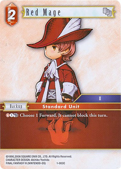 Red Mage (Arc) - 1-003C - Common - Deck Exclusive Cards