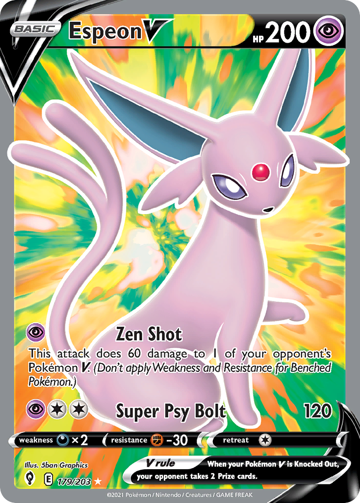 Espeon V - 179/203 - Evolving Skies