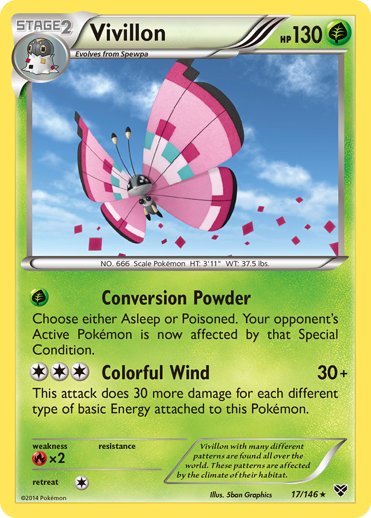 Vivillon - 017/146 - XY