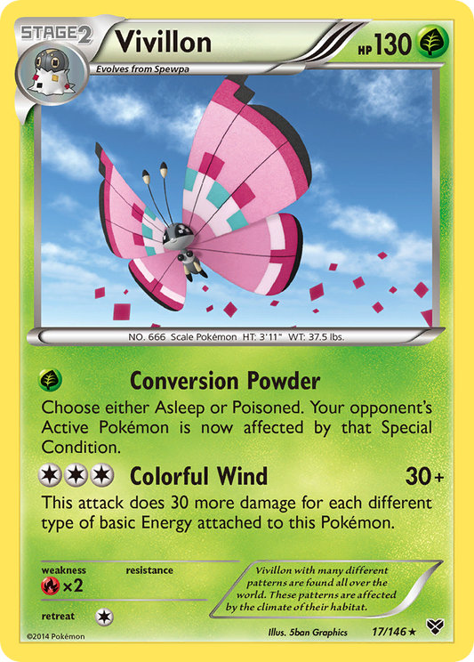 Vivillon - 017/146 - XY