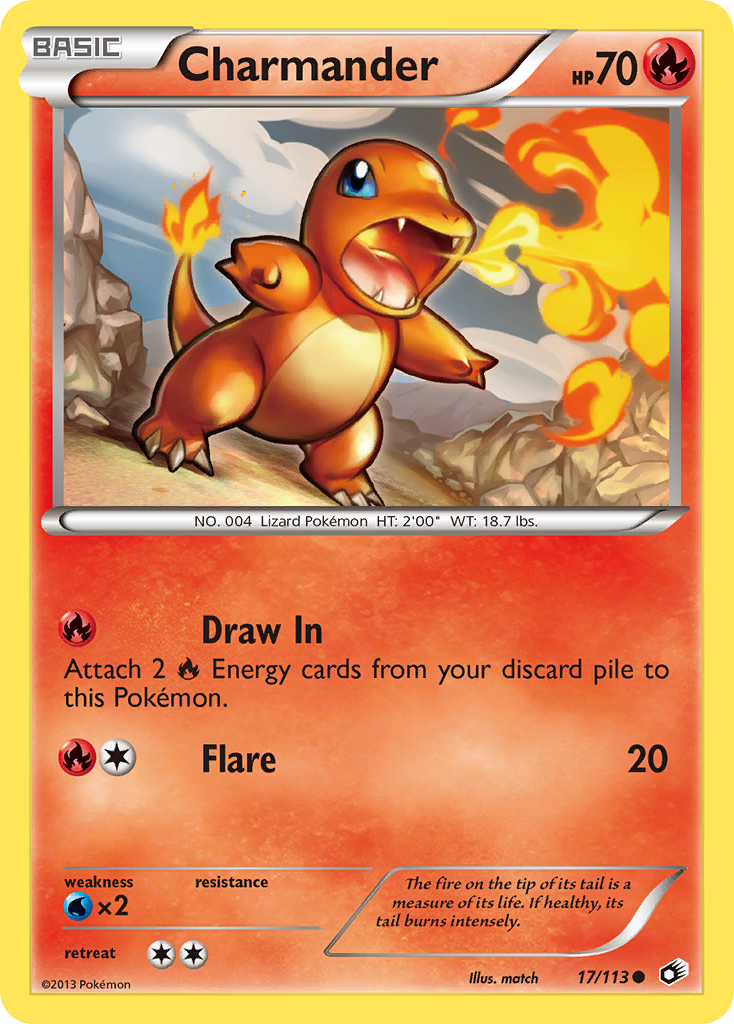 Charmander - 017/113 - Legendary Treasures