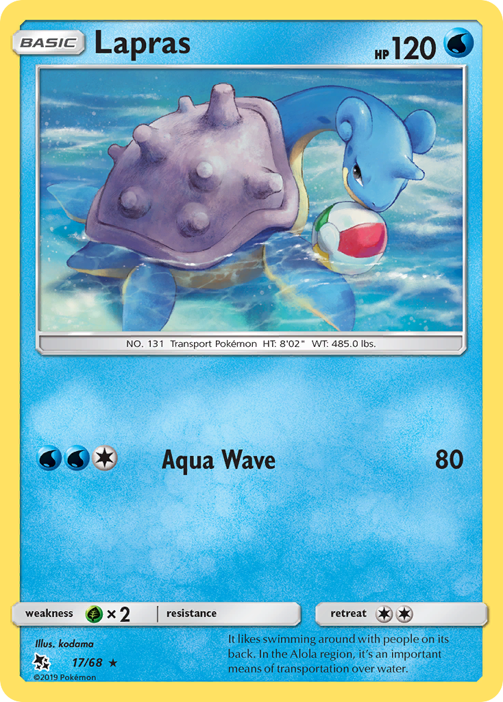 Lapras - 17/68 - Hidden Fates