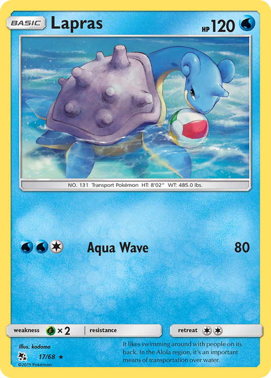 Lapras - 17/68 - Hidden Fates