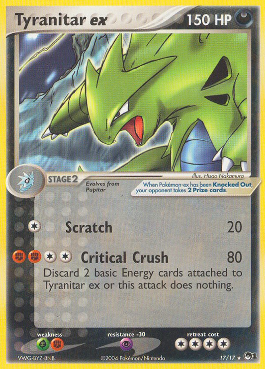 Tyranitar ex - 17/17 - POP Series 1