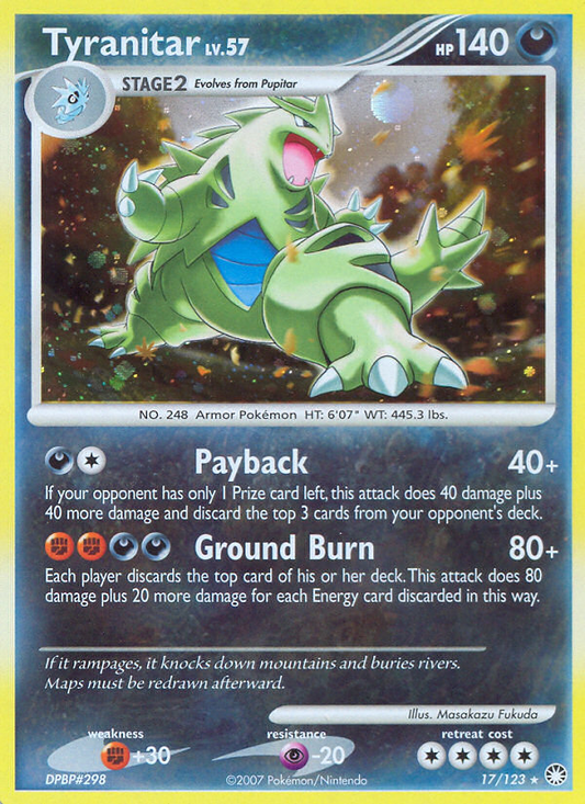 Tyranitar - 017/123 - Mysterious Treasures