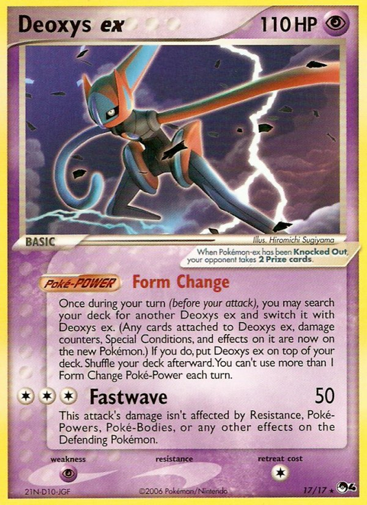 Deoxys ex - 17/17 - POP Series 4