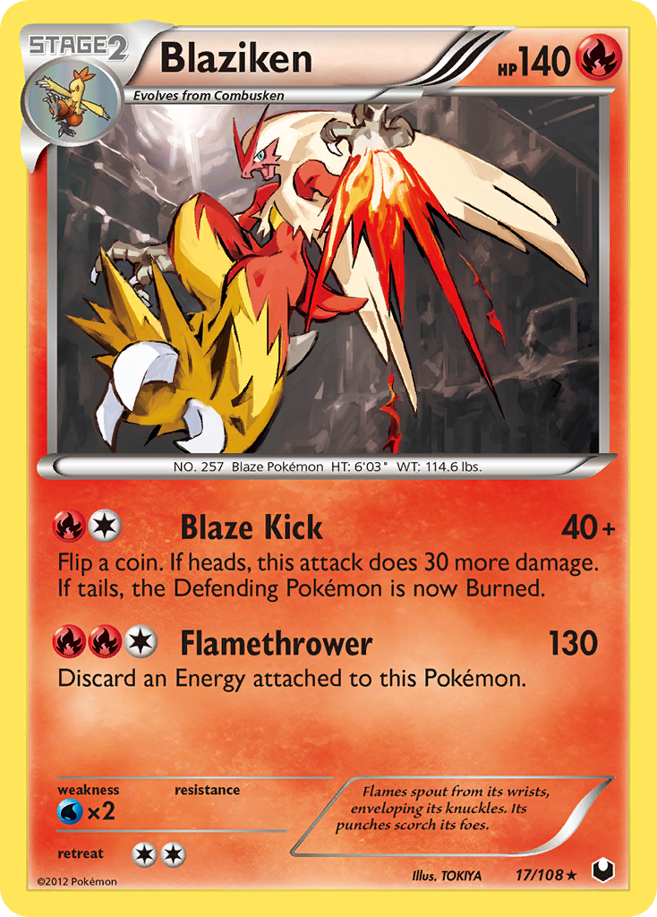 Blaziken - 017/108 - Dark Explorers