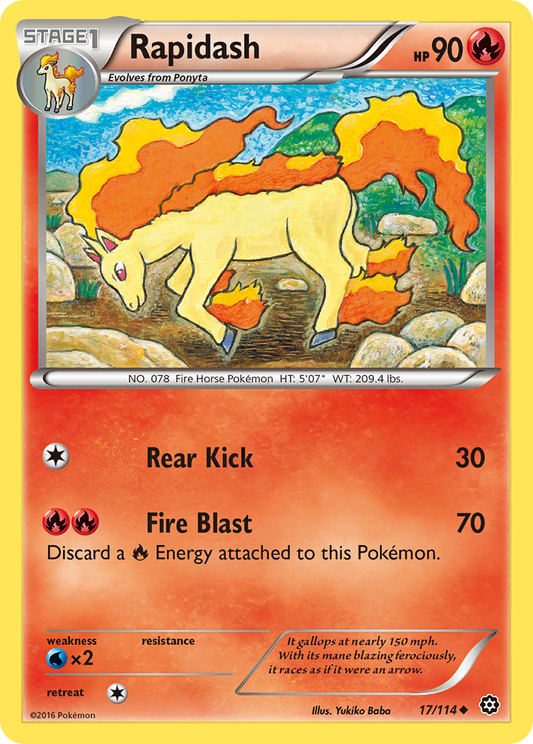 Rapidash - 017/114 - Steam Siege