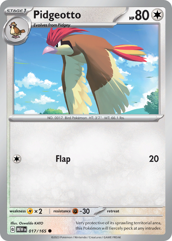 Pidgeotto - 017/165 - 151