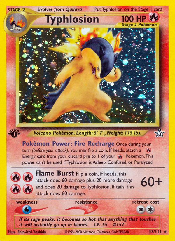 Typhlosion - 017/111 - Neo Genesis