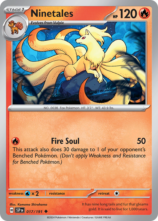 Ninetales - 017/191 - Surging Sparks