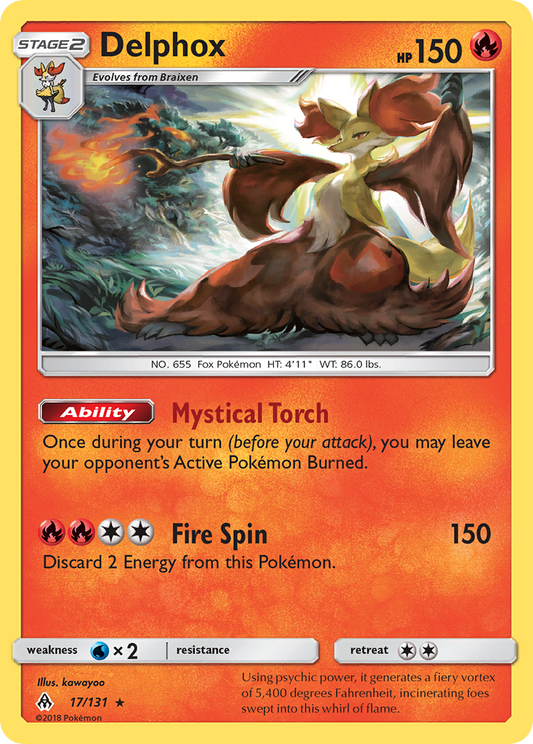 Delphox - 017/131 - Forbidden Light