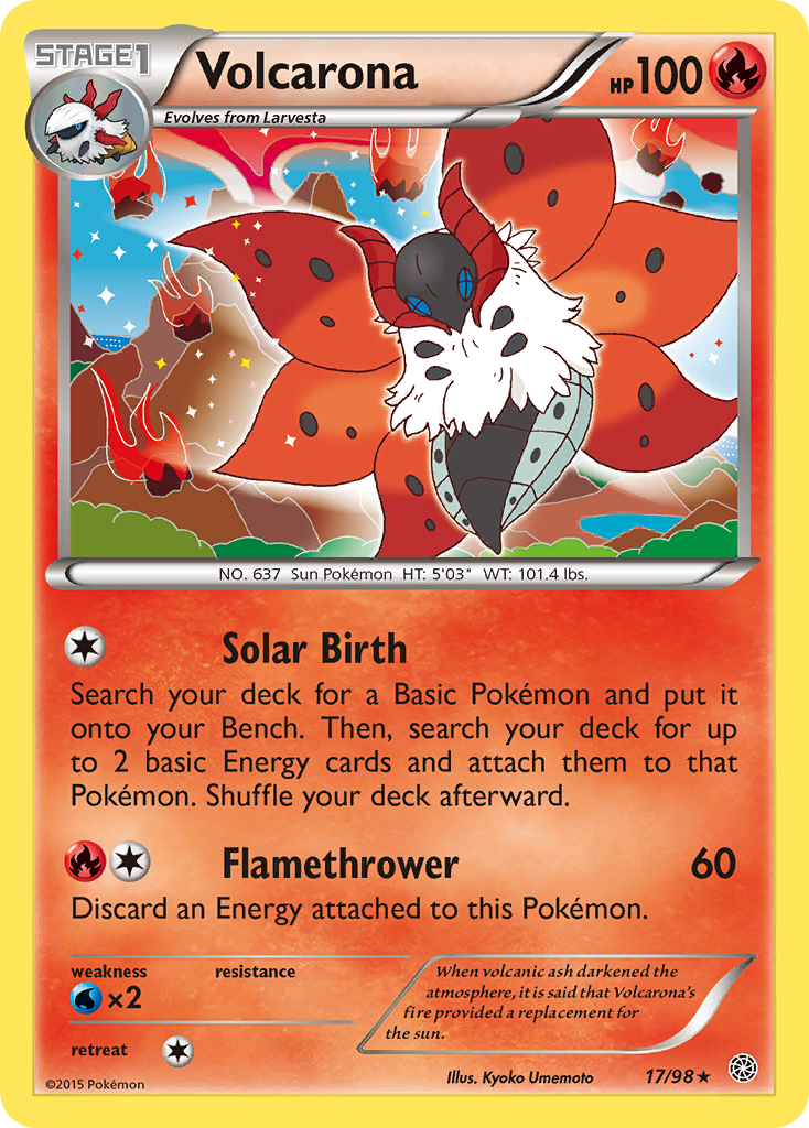 Volcarona - 17/98 - Ancient Origins