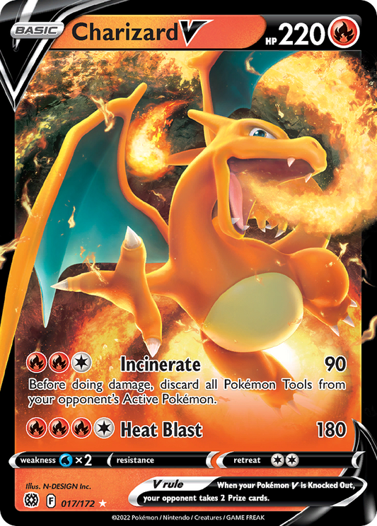 Charizard V - 017/172 - Brilliant Stars