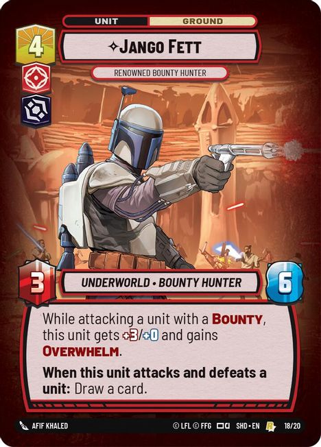 Jango Fett - SHDOP - 018 - Rare - OP Promo