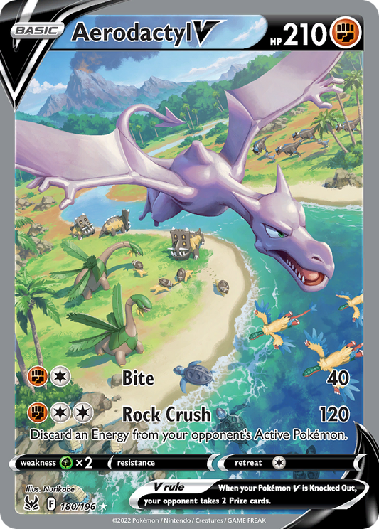 Aerodactyl V - 180/196 - Lost Origin