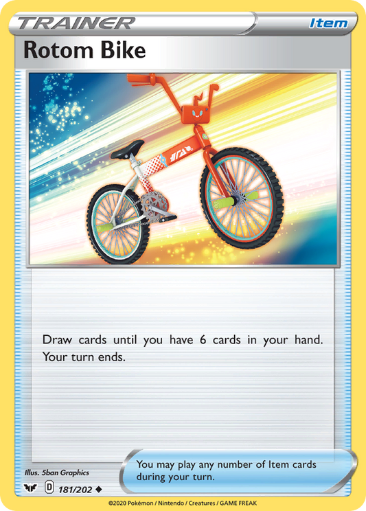 Rotom Bike - 181/202 - Sword & Shield