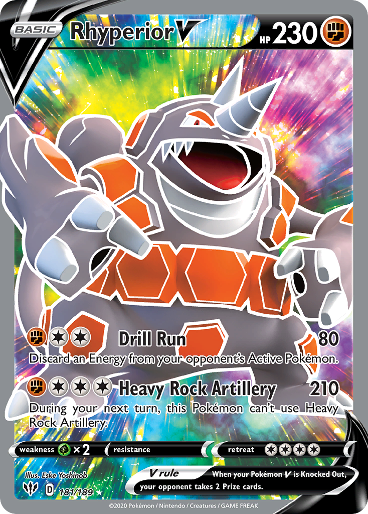 Rhyperior V - 181/189 - Darkness Ablaze