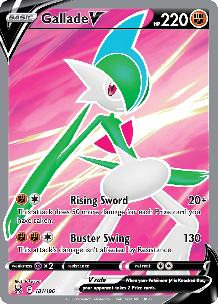 Gallade V - 181/196 - Lost Origin