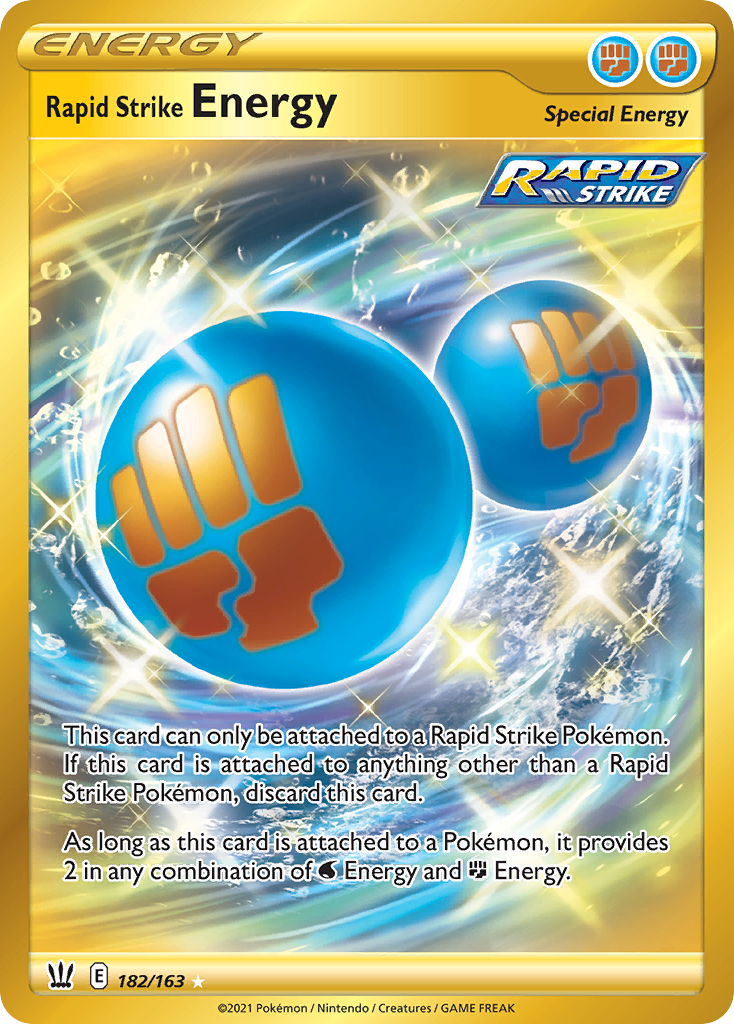 Rapid Strike Energy - 182/163 - Battle Styles