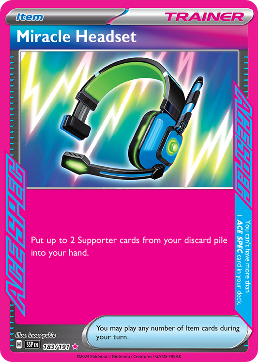 Miracle Headset - 183/191 - Surging Sparks