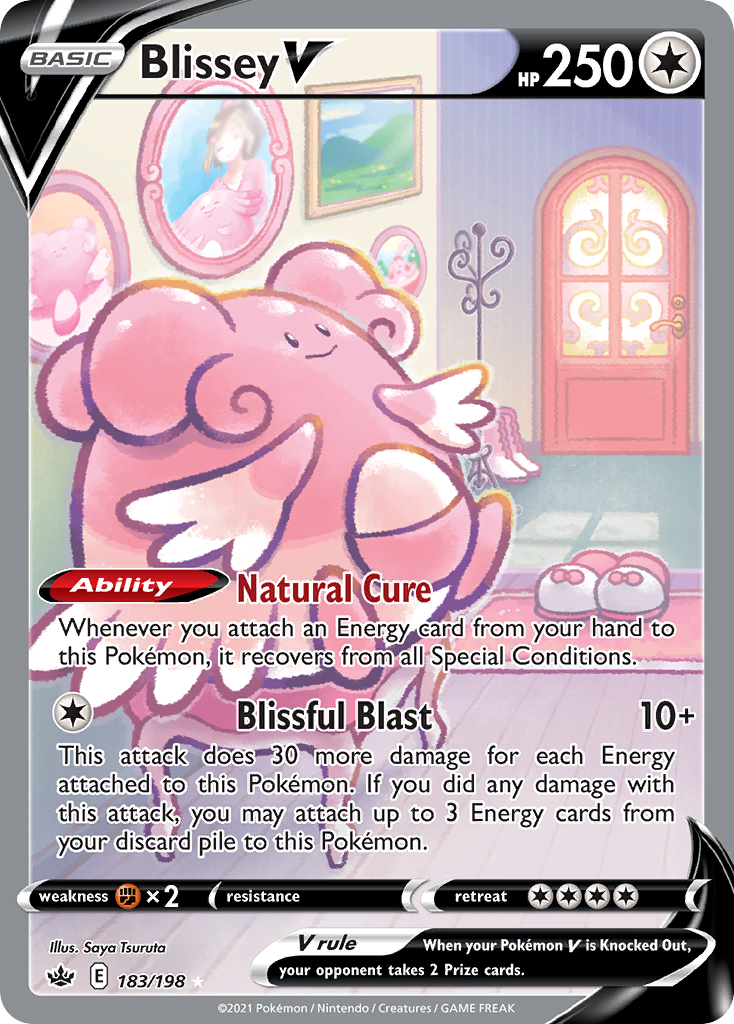 Blissey V - 183/198 - Chilling Reign