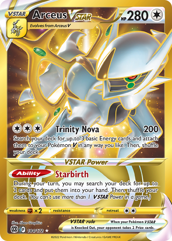 Arceus VSTAR - 184/172 - Brilliant Stars