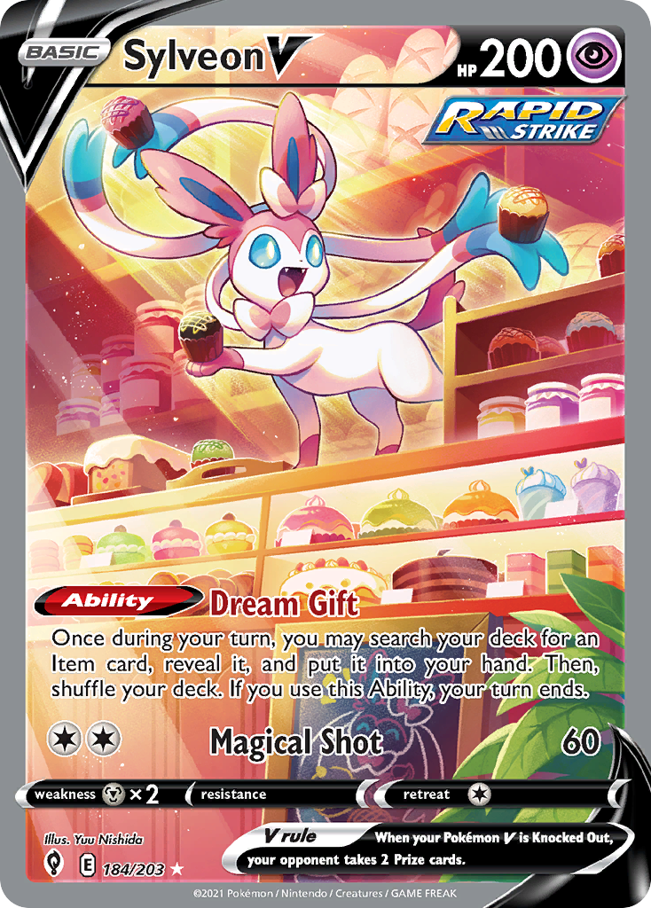 Sylveon V - 184/203 - Evolving Skies