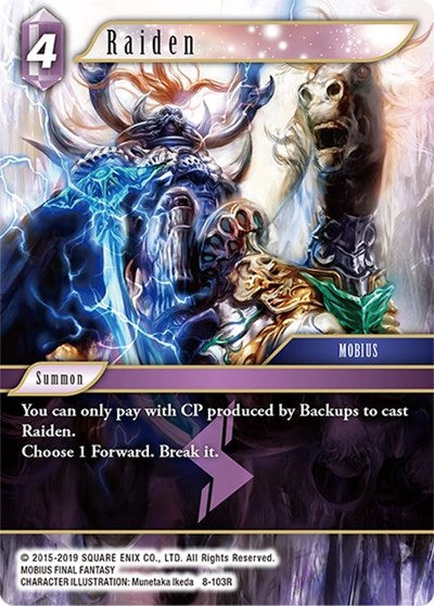 Raiden - 8-103R - Rare - Opus VIII