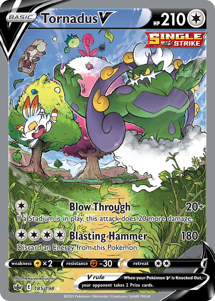 Tornadus V - 185/198 - Chilling Reign