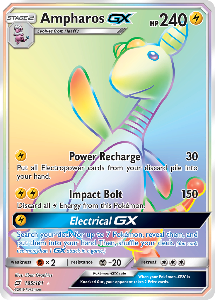 Ampharos-GX - 185/181 - Team Up