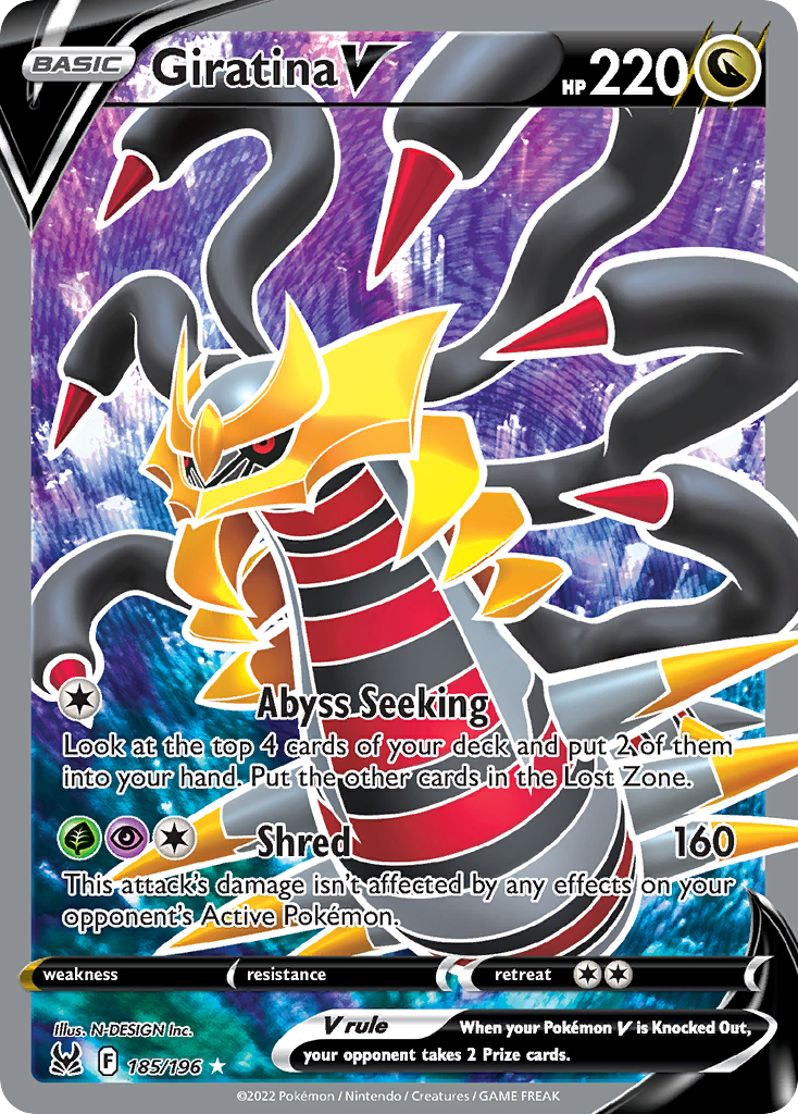 Giratina V - 185/196 - Lost Origin