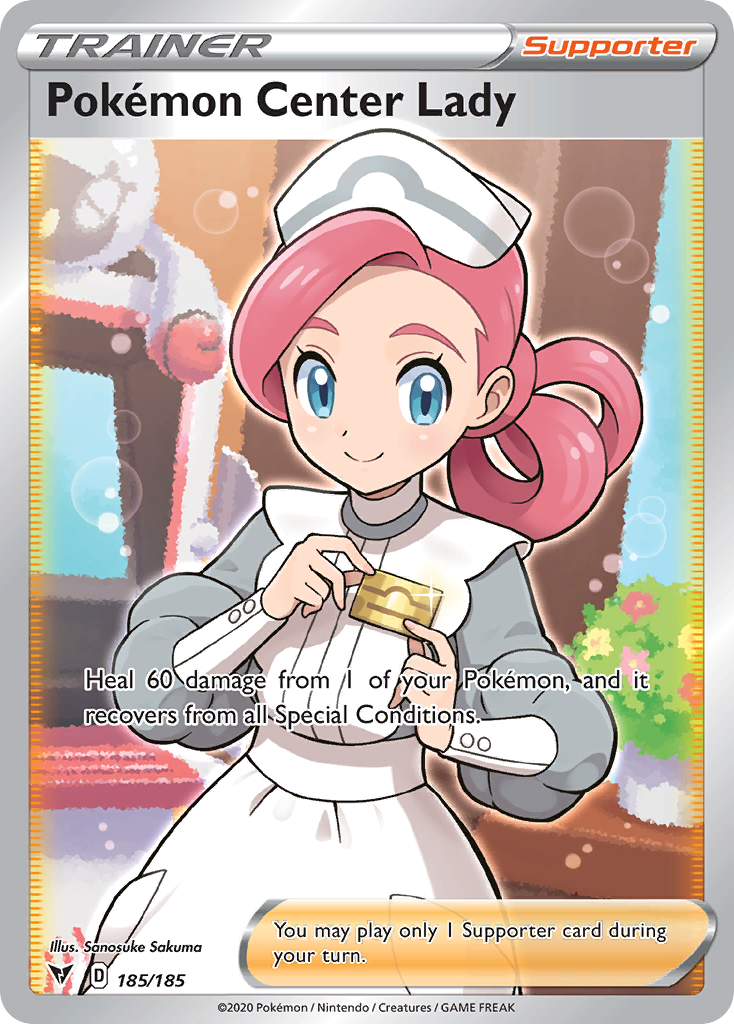 Pokémon Center Lady - 185/185 - Vivid Voltage