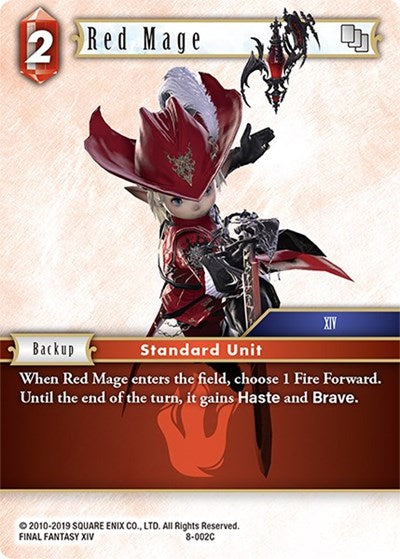 Red Mage - 8-002C - Common - Opus VIII
