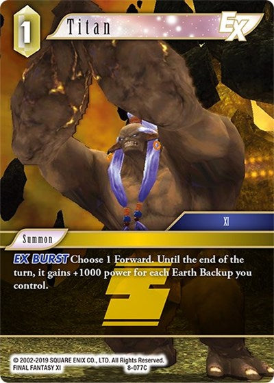 Titan EX - 8-077C - Common - Opus VIII