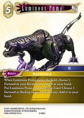 Luminous Puma - 8-080C - Common - Opus VIII