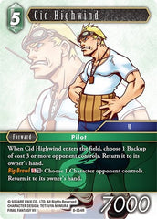 Cid Highwind - 8-054R - Rare - Opus VIII